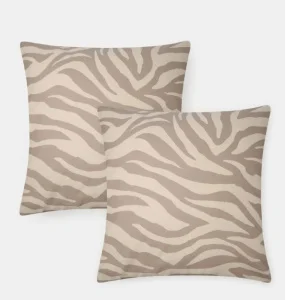 Комплект наволочек Этель Beige zebra, 70х70 см - 2 шт., бязь 10732652