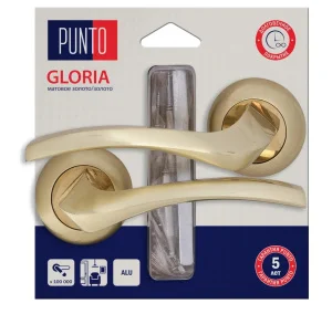 Ручка раздельная Punto LM/A R.TL54.GLORIA/HD SG/GP-4 матовое золото/золото 45575 *1