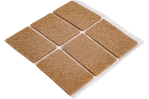 Пункт фетровый самокл. 25х50мм тёмный (6 шт) - пакет Tech-Krep 109149 *1