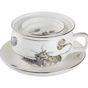 Чайный Набор Lefard "Котики" На 1 Пер. 4 Пр. 450 Мл (Кор=24Набор.)