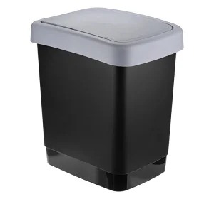 Контейнер для мусора ТВИН  18л Серый