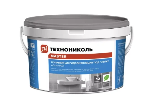 Гидроизоляция полимерная Технониколь AquaMast под плитку 5кг 087728  1