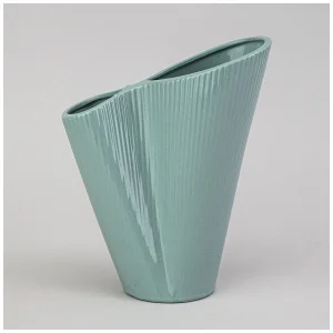 Ваза 17х9.3х21.5см цвет: мятный 374-142 *1