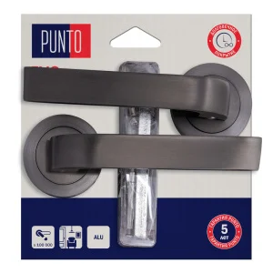 Ручка раздельная Punto LM/A R.TLK52.EVO/HD GR-23 графит 45569 *1