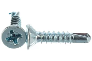 Саморез оконный, сверло, белый цинк 3,9х19 уп. - 10 шт. SteelRex