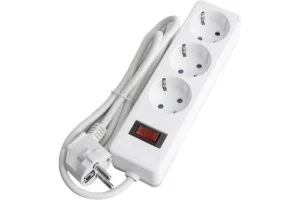 Удлинитель с сетевым фильтром 3х3м с/з 3x1мм2 Optima белый HM20-31-03 Stekker *1