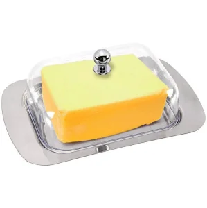 Масленка Agness С Пластиковой Крышкой 19*7*12 См Нжс (Кор=24Шт.)