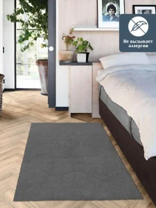 Коврик НАНОХЛОПОК SHAHINTEX 80х120см серый 03 S *1
