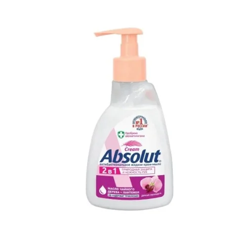 АБСОЛЮТ 2 в 1 Мыло жидк.  Cream Дикая орхидея  250 г. №5109 10