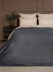 Плед фланель жаккард 150х200см TF FNJ DKGY3 042/1520 s-змейка NC