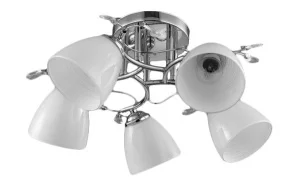 Люстра LV 10013/5 Дора Хром E27 40W Ø540 H230мм