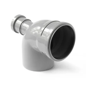 Отвод D110 90гр с выходом 50 тыльный