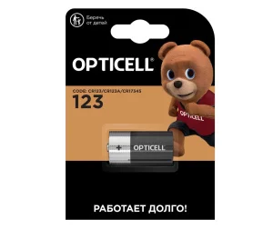 Элемент питания литиевый CR123 3В (упак 1шт) 5060014 (Specialty Opticell) *1