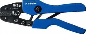 Пресс-клещи ПК-1, 0.5 - 6 мм2, для втулочных наконечников Зубр Профессионал 45456-1 *1