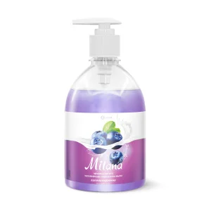 Крем-мыло жидкое увлажняющее 500 мл "Milana черника в йогурте" флакон с дозат./15