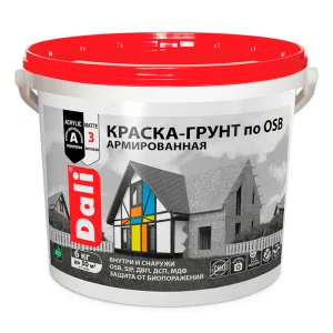 Краска-грунт DALI по OSB армированная база А 6кг