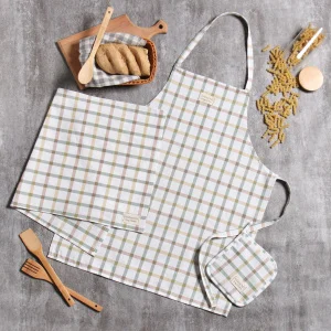 Набор Этель Harmony: фартук 60х70см, прихватка 19х19см, полотенце 40х73см,  рогожка 186 г/м2 9853382