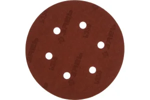 Круг абразивный под "липучку" перфорированный 150мм Р320 уп-5шт Зубр Мастер 35566-150-320 *1