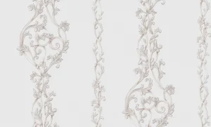 Обои горячего тиснения Палитра Modena PL72022-12 1,06х10м с вензелями бежевые