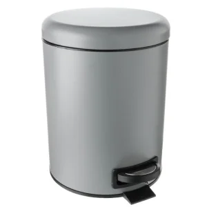 Ведро с крышкой 5 л серый