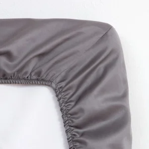 Простыня на резинке Этель 160х200х25см Grey sky 100% хлопок, мако-сатин, 114г/м2 9144568 *1