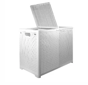 Корзина складная для хранения FOLDI DUAL (80л.) цвет белый