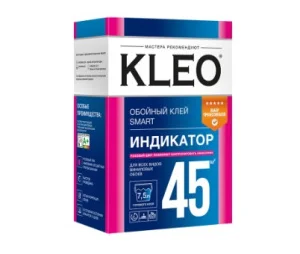 Клей для бумажных и виниловых обоев KLEO Indicator 7-9 200гр *1
