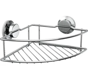 Полка угловая 1-яр Atlant решетка, на присосках Fora A035