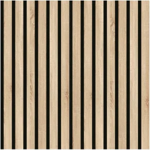 Панель стеновая Акустическая Stella Comfort Standart Дуб Сонома 600х600х9