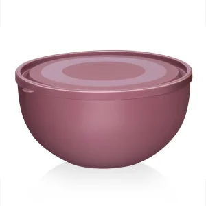 Салатница с крышкой 4 л цвет в ассортименте