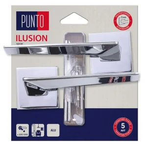 Ручка раздельная Punto LM/A K.QS52.ILUSION/HD CP-8 хром 45579 *1