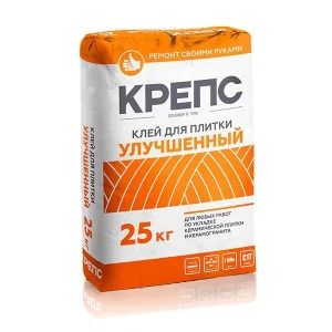 Клей для плитки Крепс Улучшенный 25кг