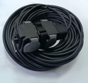 Удлинитель силовой 4х5м с заземл. УХз-16-4- 5-Р (КГ 3х2,5) крышка серая (Элект) *1/15