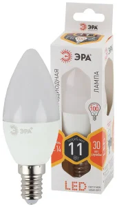 Лампа светодиодная Е14 11Вт 2700K B35-11W-827-E14 Б0032980 Эра