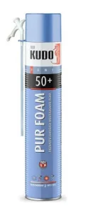 Пена монтажная бытовая полиуретановая всесезонная KUDO HOME 50+ (KUPH10U50+) *1/12/840