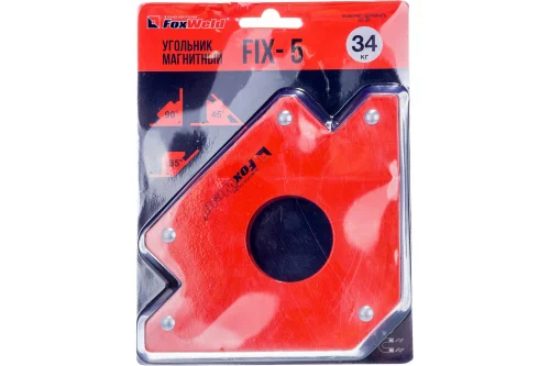 Угольник магнитный FIX-5 45 90 135град, до 34кг FoxWeld 5385  1 6