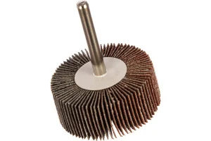 Круг шлифовальный лепестковый d 50x20мм, P80, на шпильке d 6мм Зубр Профессионал 36601-080 *1