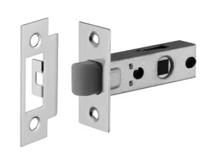 Защелка врезная Ajax PLASTLP45-8 (LP45-8) SSC сатин.хром 60113 *1