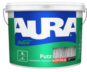 Штукатурка декоративная Aura Putz Dekor короед 2мм 8кг