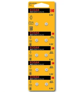 Элемент питания алкал. AG4 (G4 / G04 / LR626 / LR66 / 77A / 177 / 377A) BL10 (упак 10шт) (Kodak) *1