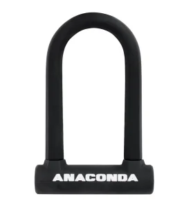 Всепогодный замок навесной с креплением на раму, силикон АВАНГАРД ANACONDA Т608 BLACK 14853 *1