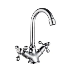 Смеситель для раковины двуручный Gross Aqua Yota 6088039С-В06 хром