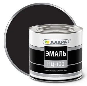 Эмаль НЦ-132 Лакра 0008095 черный 1,7кг