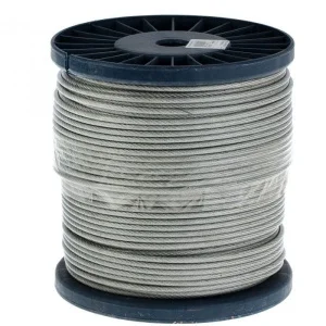 Трос стальной в ПВХ оплетке (DIN 3055) d 4/5 (100м) В