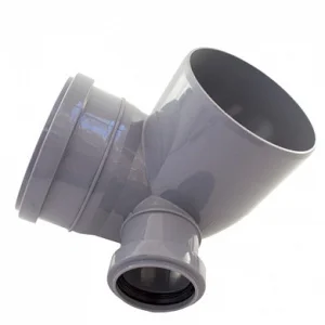 Отвод D110 90гр с выходом 50 левый