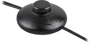 Сетевой шнур с ножным выключателем 230V 2м черный DM106 29843 (Feron) *1