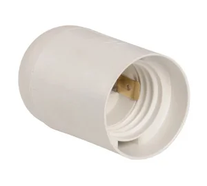 Патрон Е27 электрический Ппл27-04-К02 подвесной пластик белый (с этикет.) IEK EPP10-04-01-K01 *1