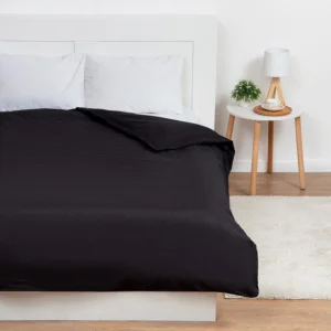 Пододеяльник Этель 200х215см черный, 100% хлопок, поплин 125г/м2 9241768