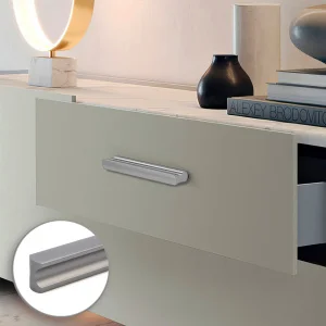 Ручка-скоба CAPPIO RSC022, алюминий, м/о 160 мм, цвет графит 9627905