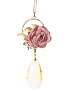 Украшение подвесное С цветочком 11x5x2см арт.88609 *1